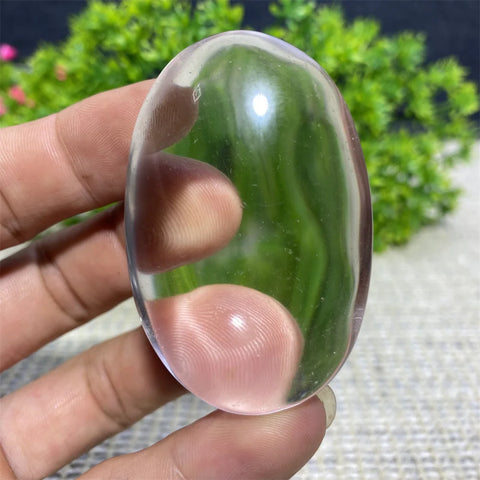 Clear Crystal Palm Stone-ToShay.org