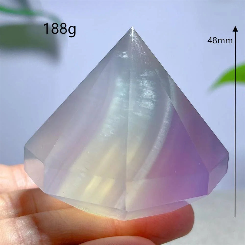 Rainbow Fluorite Diamond-ToShay.org