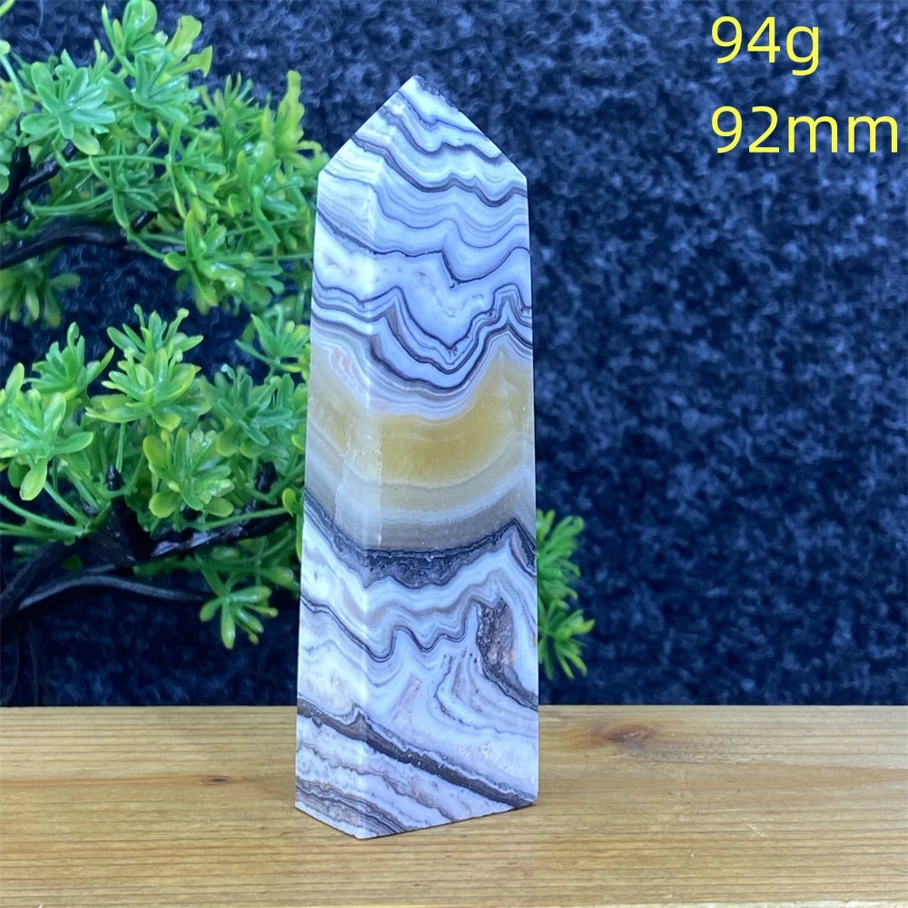 Blue Striped Agate Tower-ToShay.org