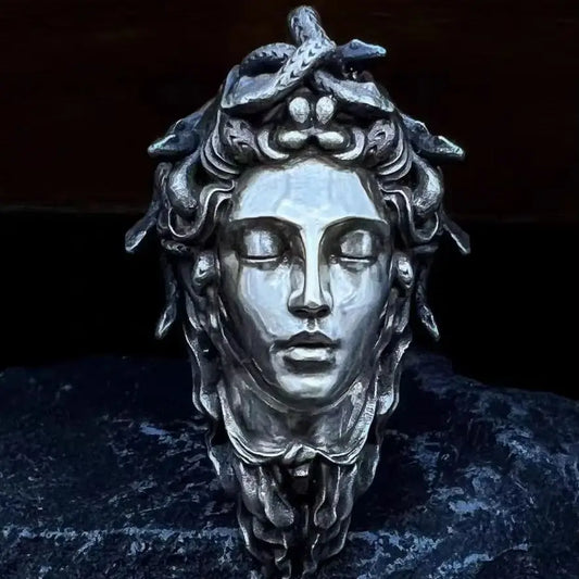 Silver Medusa Pendant-ToShay.org