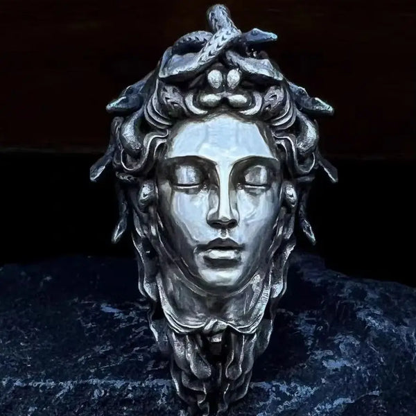 Silver Medusa Pendant-ToShay.org