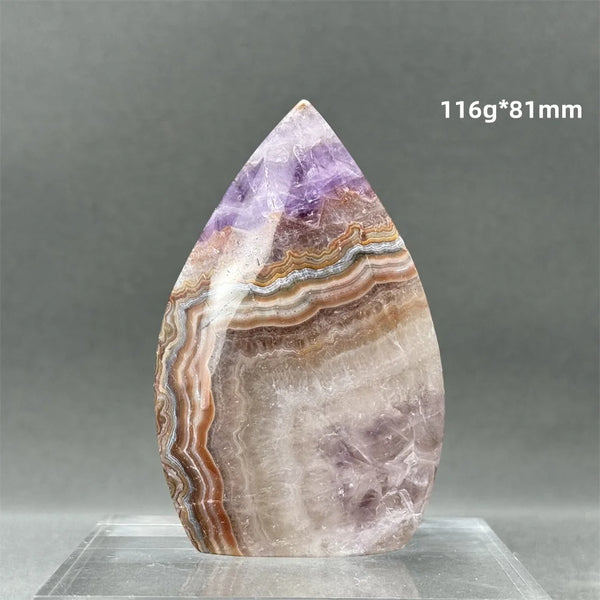 Purple Amethyst Agate Torch-ToShay.org