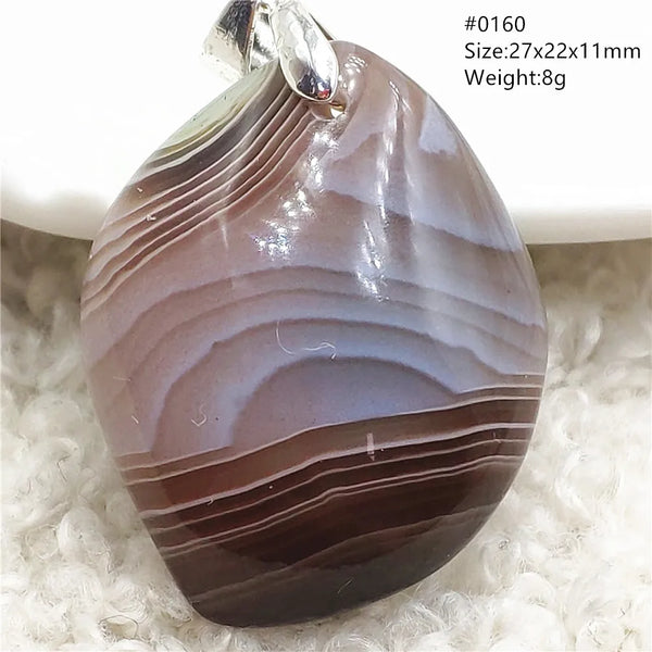 Grey Lace Agate Pendant-ToShay.org