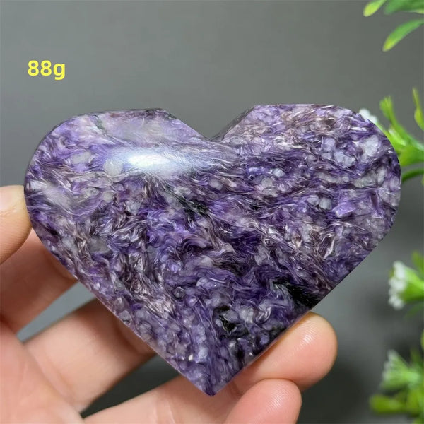 Purple Noble Crystal Heart-ToShay.org