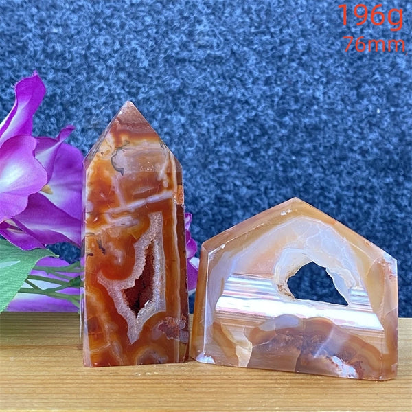 Red Lace Agate Point-ToShay.org
