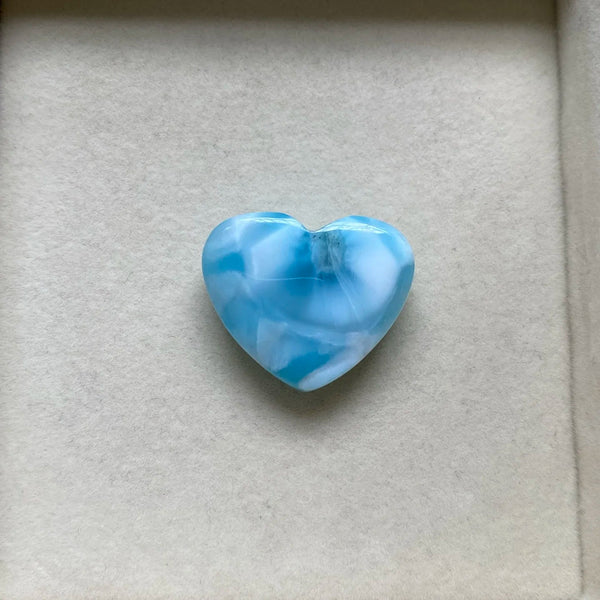 Blue Larimar Heart-ToShay.org