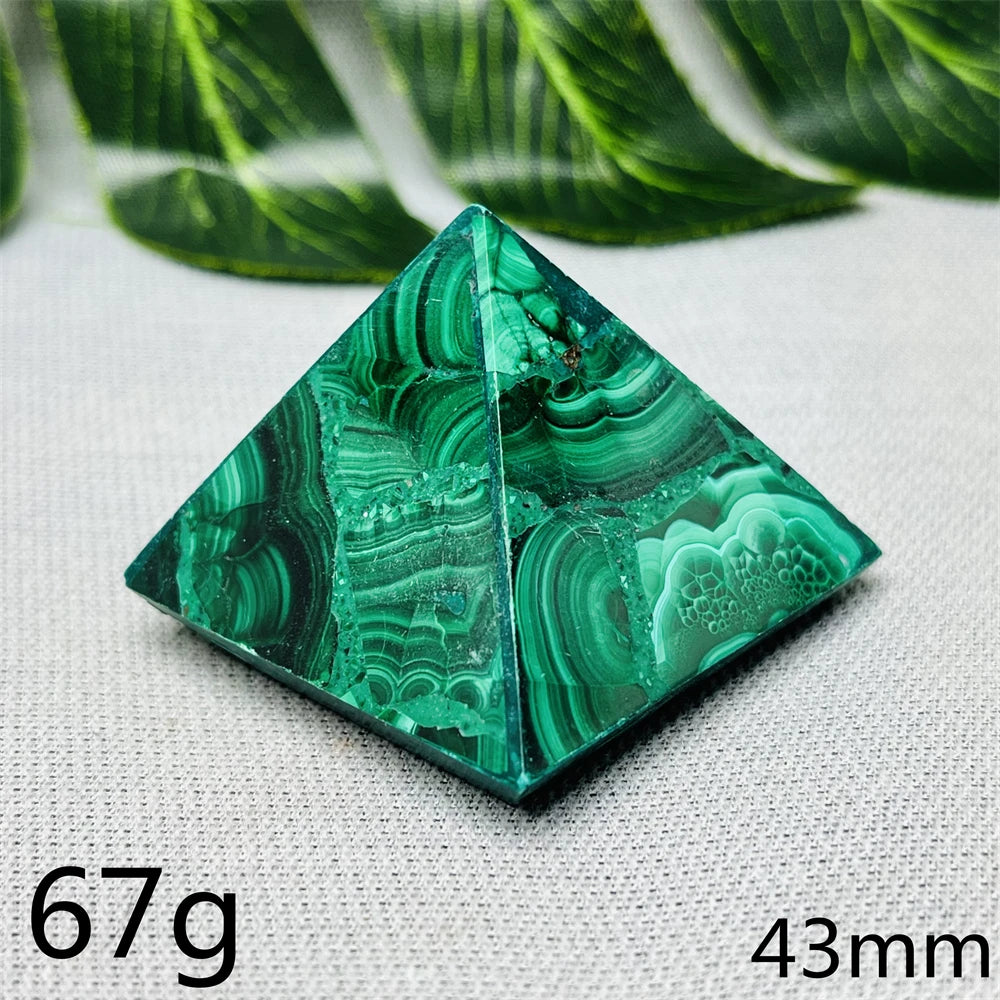 Green Malachite Pyramid-ToShay.org