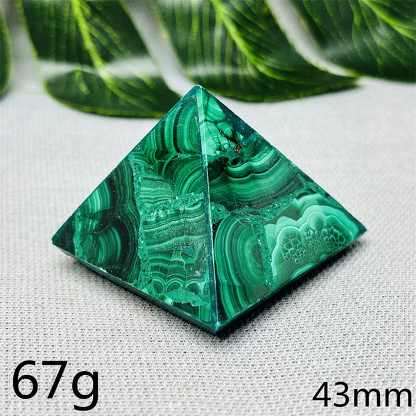 Green Malachite Pyramid-ToShay.org