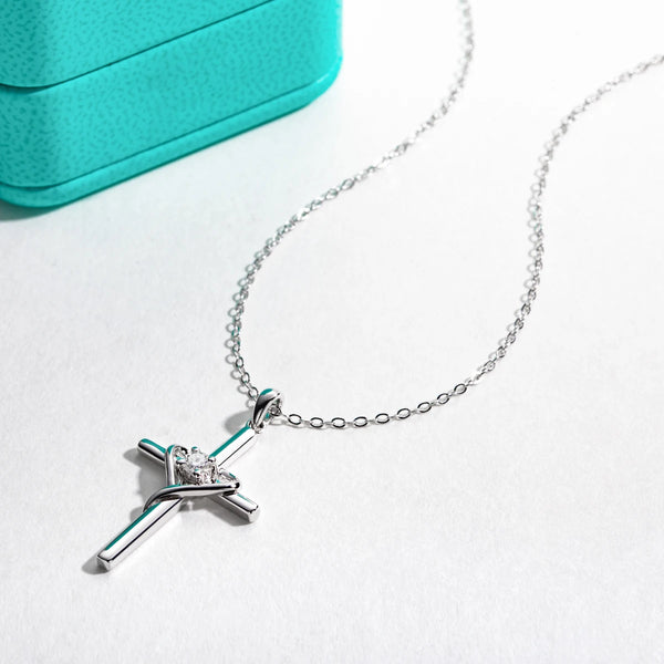 Diamond Cross Pendant-ToShay.org