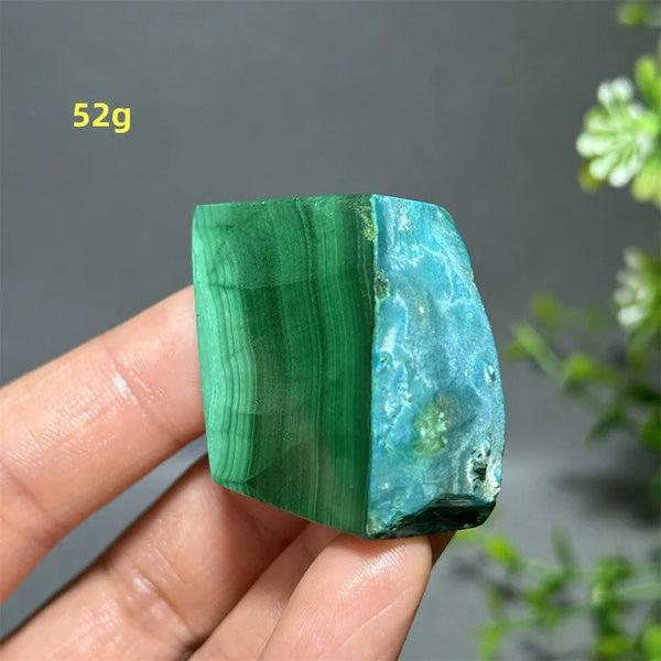 Green Peacock Rough Stone-ToShay.org