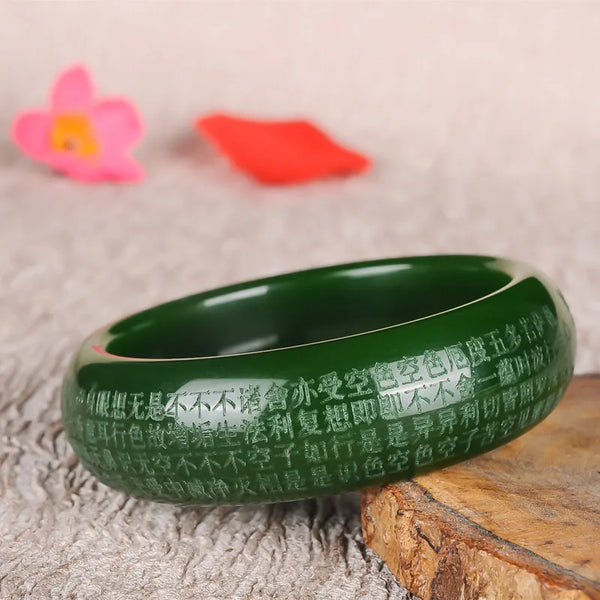 Green Jade Bangle-ToShay.org