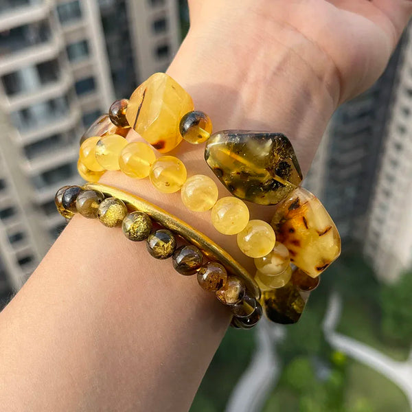 Yellow Amber Bracelet-ToShay.org