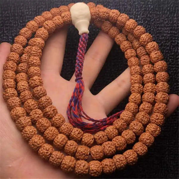 Brown Rudraksha Bodhi Mala-ToShay.org