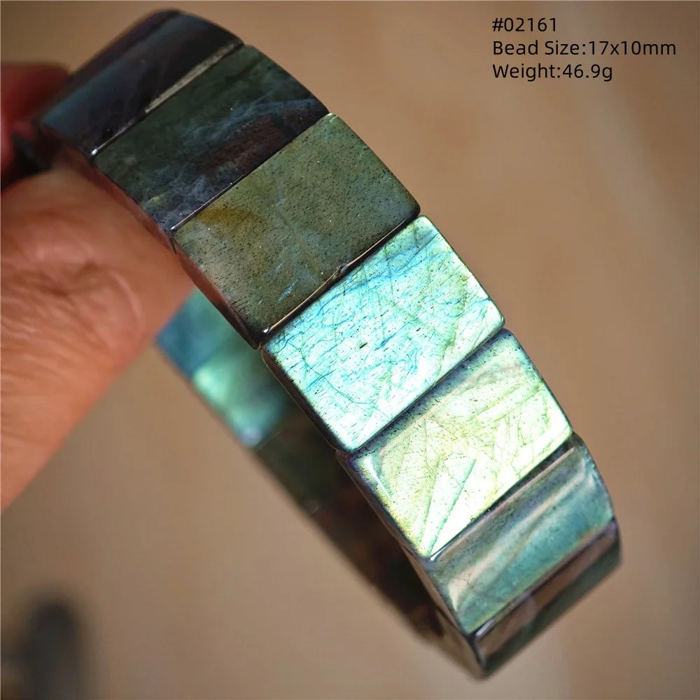 Blue Light Labradorite Bracelet-ToShay.org