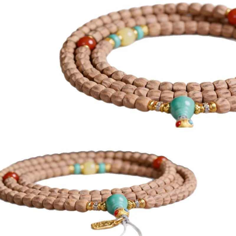 Brown Passion Seed Prayer Beads-ToShay.org