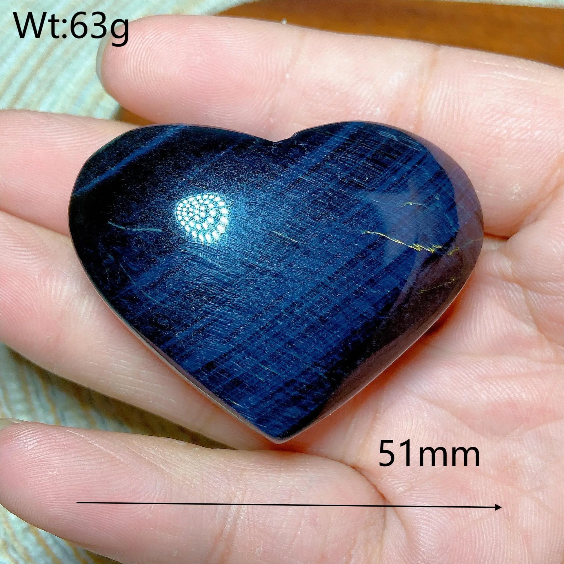 Blue Tiger Eye Heart-ToShay.org