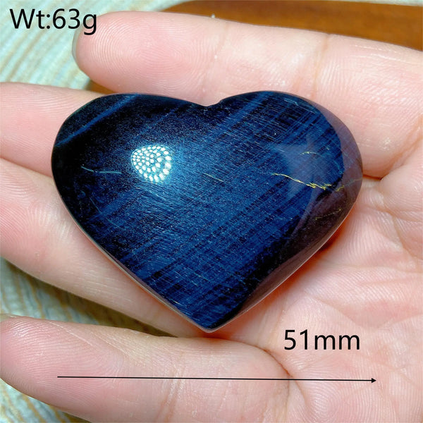 Blue Tiger Eye Heart-ToShay.org