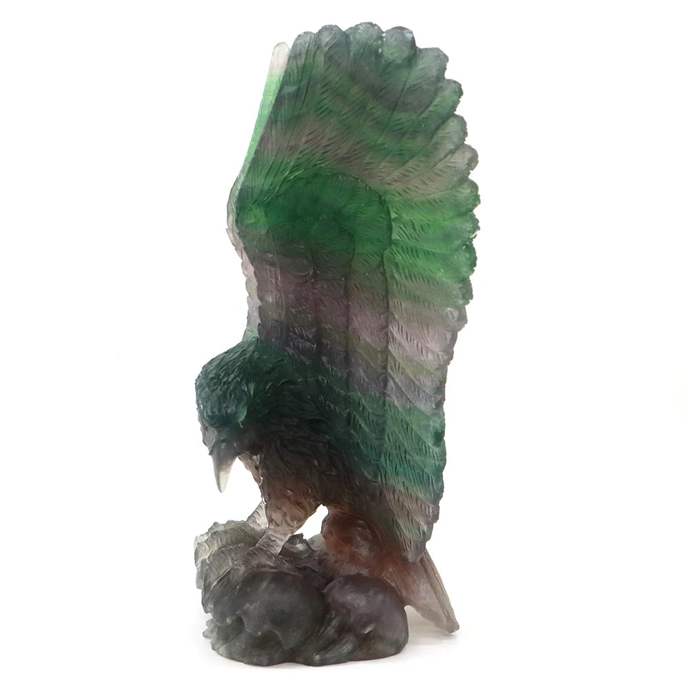 Green Fluorite Eagle-ToShay.org