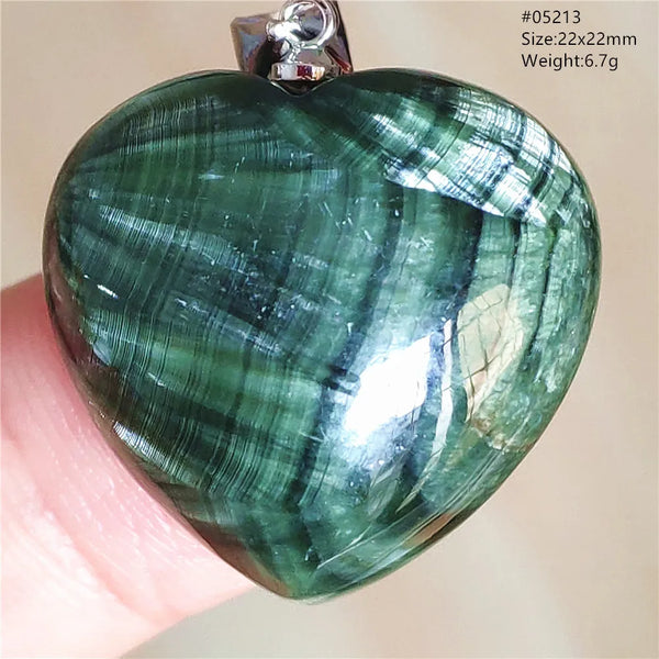 Green Seraphinite Pendant-ToShay.org