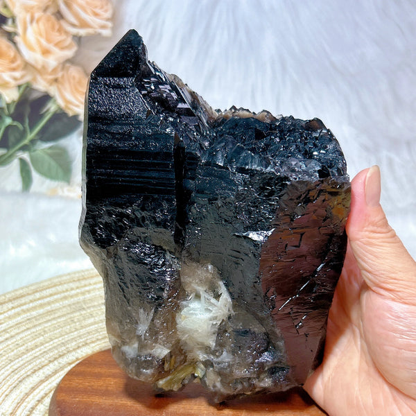 Black Quartz Cluster-ToShay.org