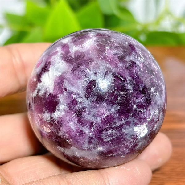 Purple Lepidolite Ball-ToShay.org