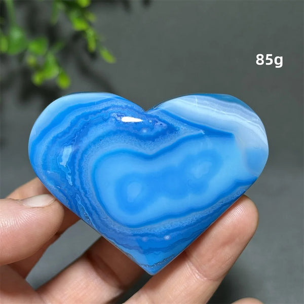 Blue Agate Heart-ToShay.org