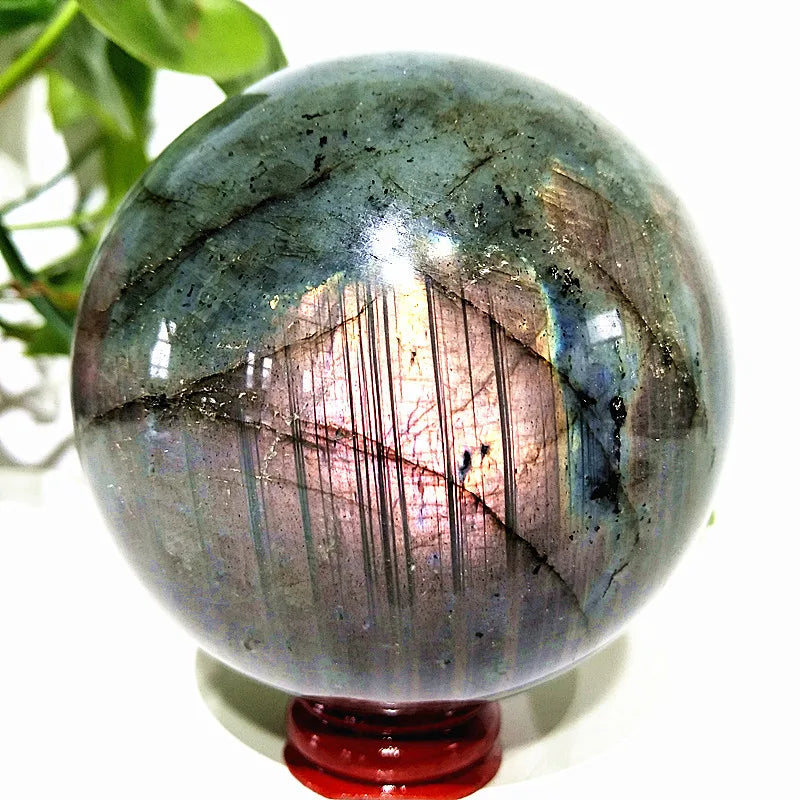 Yellow Labradorite Crystal Ball-ToShay.org