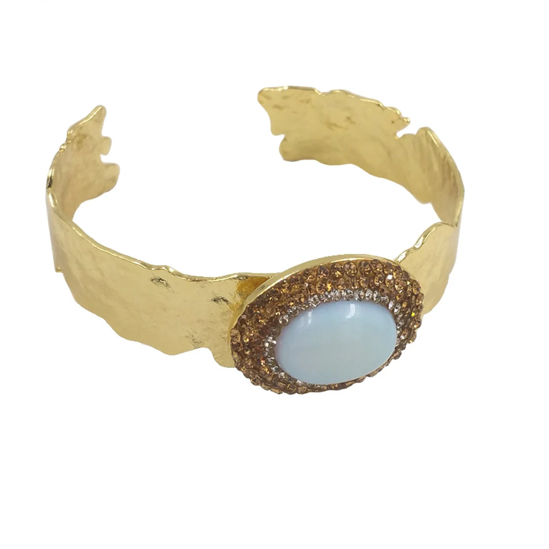Mixed Crystal Cuff Bracelets-ToShay.org