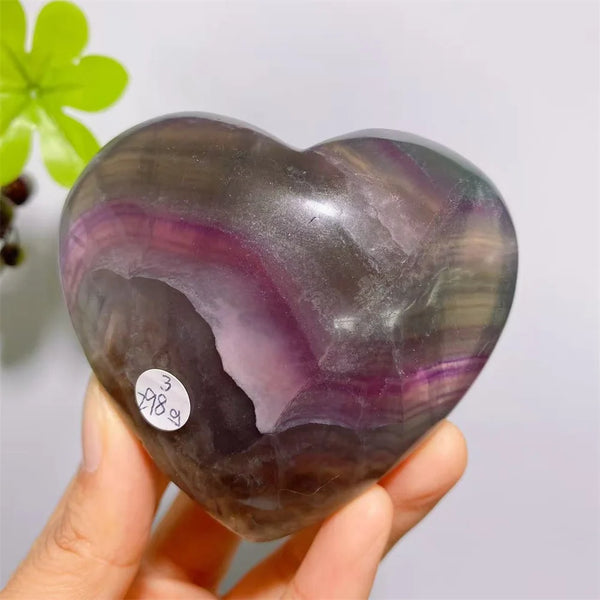 Rainbow Fluorite Hearts-ToShay.org