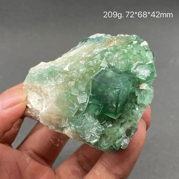 Green Fluorite Crystal-ToShay.org