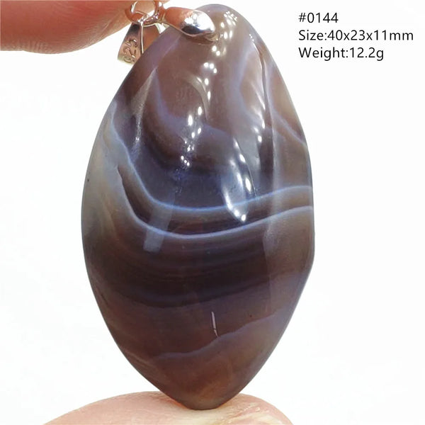 Grey Lace Agate Pendant-ToShay.org