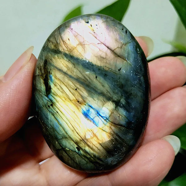 Blue Labradorite Palm Stones-ToShay.org