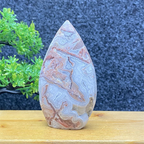 Blue Lace Agate Torch-ToShay.org
