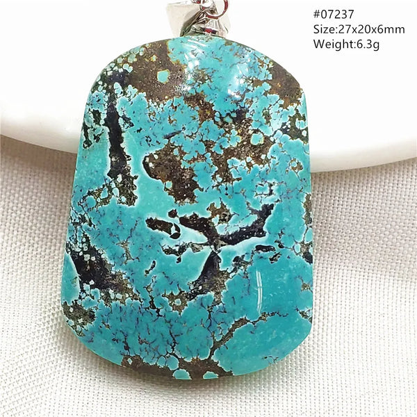 Blue Turquoise Pendant-ToShay.org