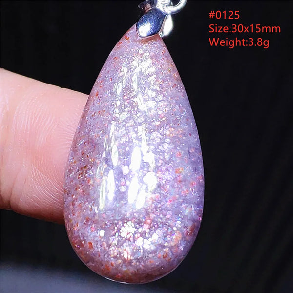 Blue Blood Red Lolite Pendant-ToShay.org