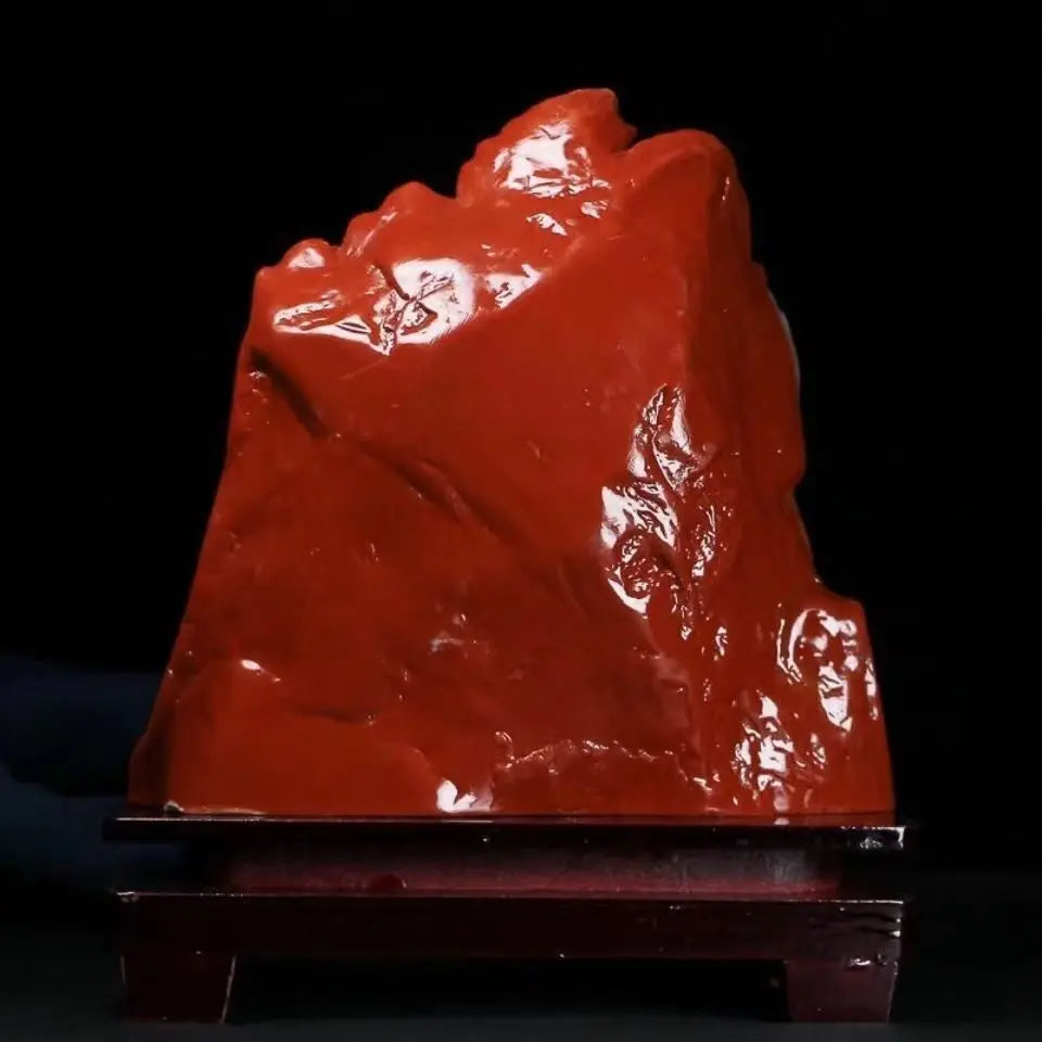 Red Shoushan Stone Landscape-ToShay.org