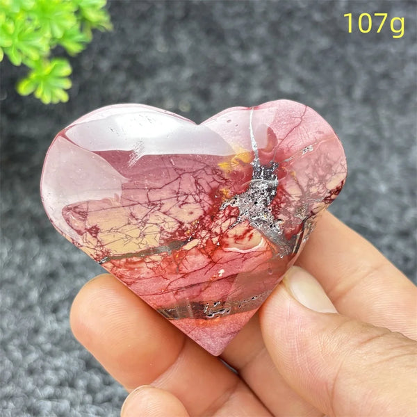 Yellow Moritzite Stone Heart-ToShay.org