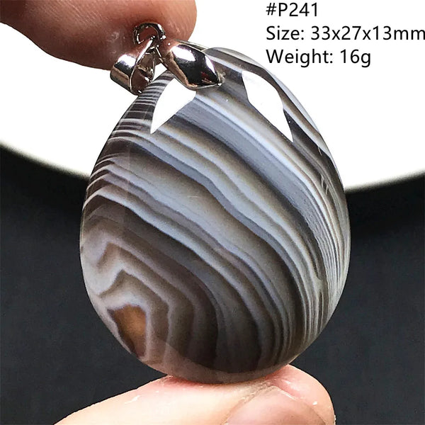 Black Lace Agate Pendant-ToShay.org