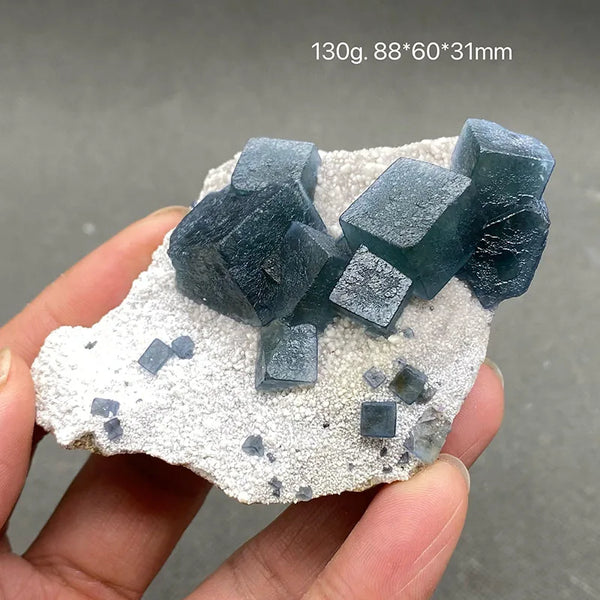 Blue Fluorite Crystal-ToShay.org
