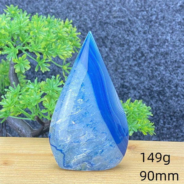 Blue Agate Torch-ToShay.org