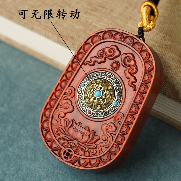 Sandalwood Guanyin Pendant-ToShay.org