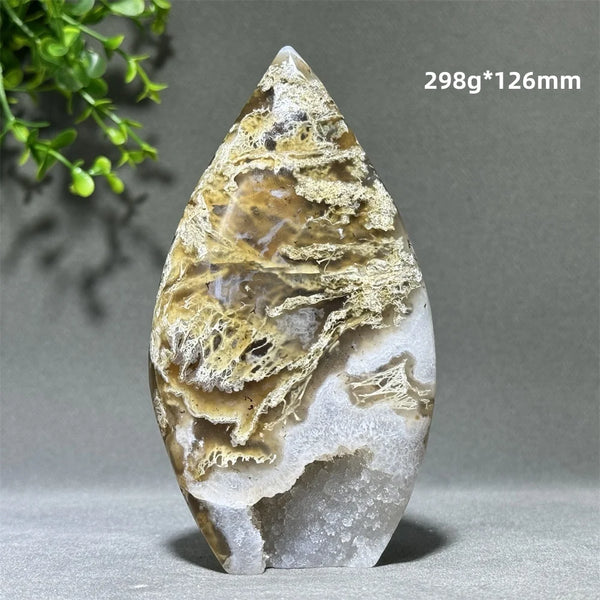 Green Aquatic Agate Torch-ToShay.org