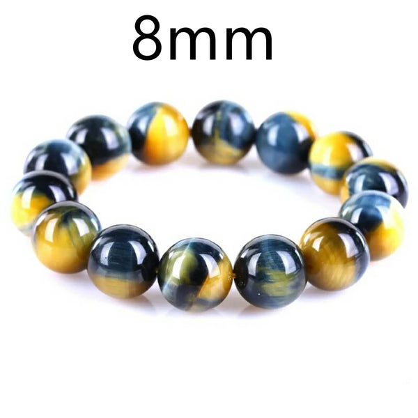 Yellow Blue Tigers Eye Bracelet-ToShay.org