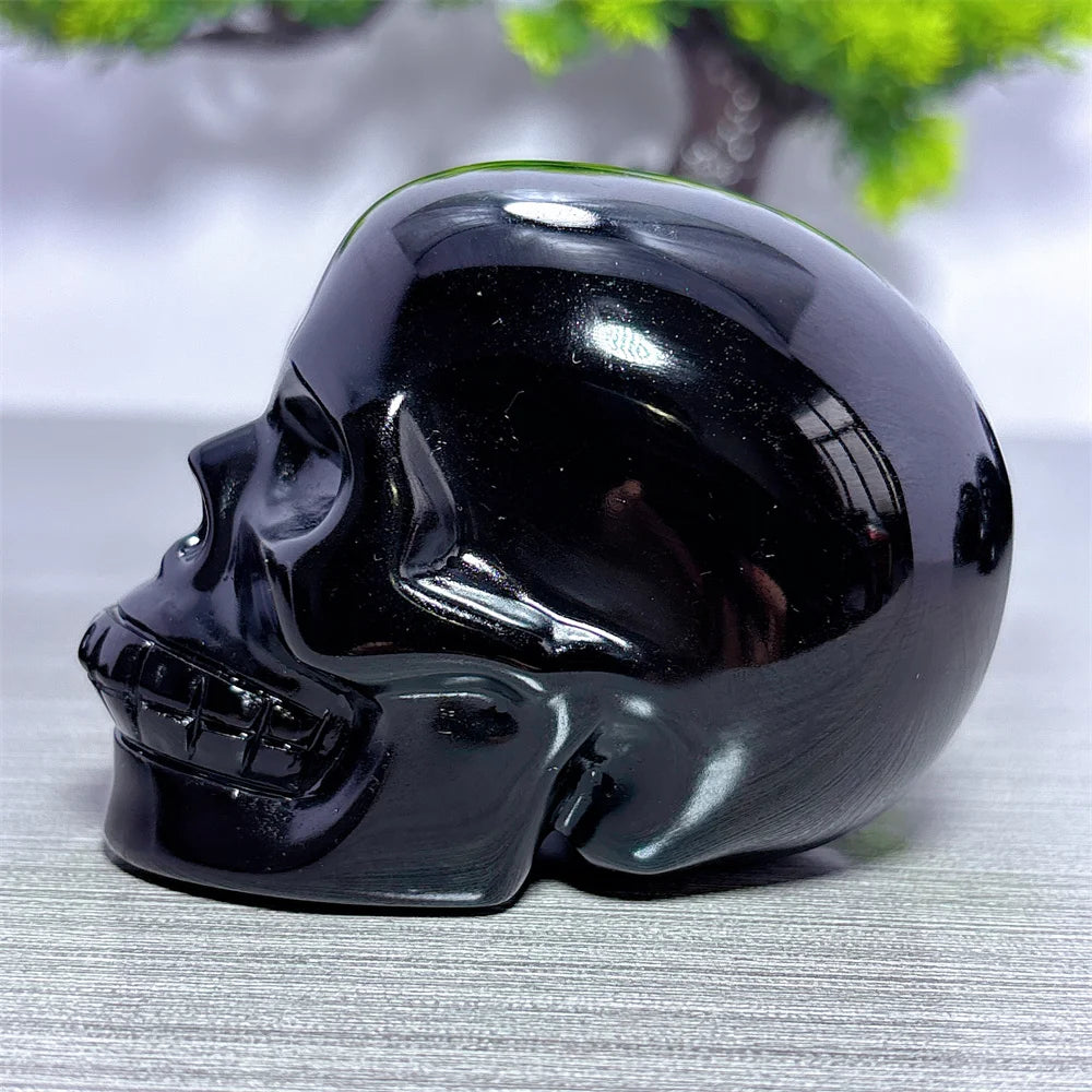 Black Obsidian Skull-ToShay.org