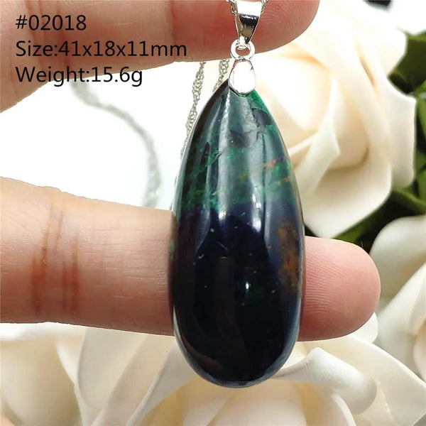 Blue Azulite Pendant-ToShay.org