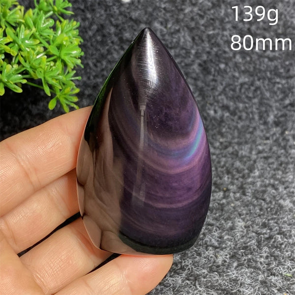Rainbow Obsidian Torch-ToShay.org