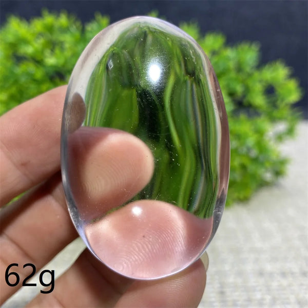 Clear Crystal Palm Stone-ToShay.org