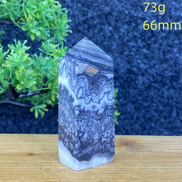 Blue Striped Agate Tower-ToShay.org