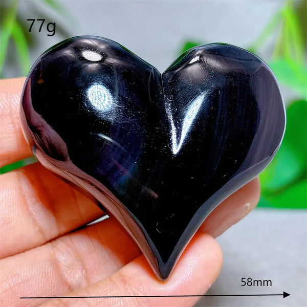 Rainbow Obsidian Heart-ToShay.org