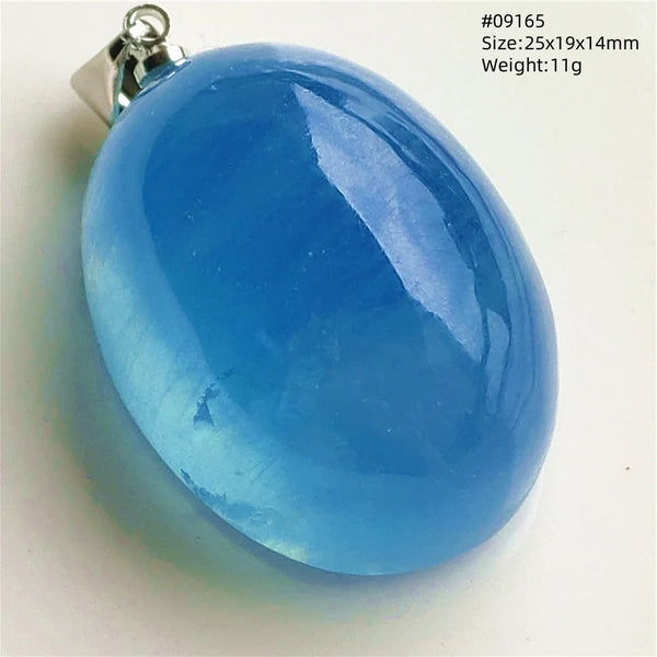 Blue Aquamarine Quartz Pendant-ToShay.org